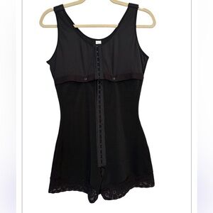 NWOT Black Full Body Sleeveless Faja Waist Trainer Women's Size XL